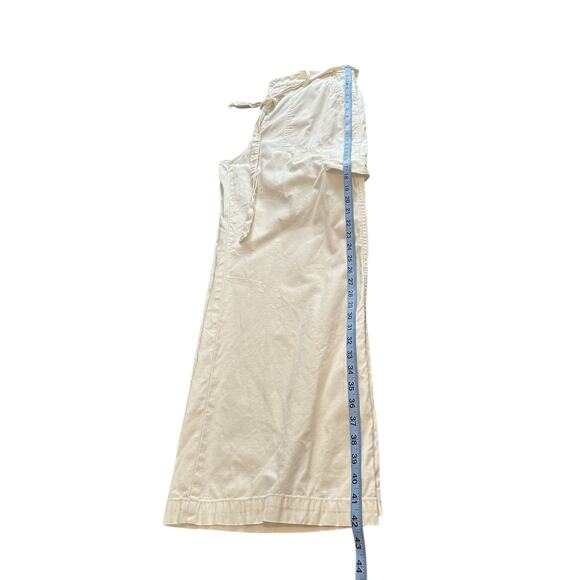 Madewell‎ White Vintage Canvas Belted Griff Super Wide Leg Cargo Pants Size 32 - Picture 13 of 13